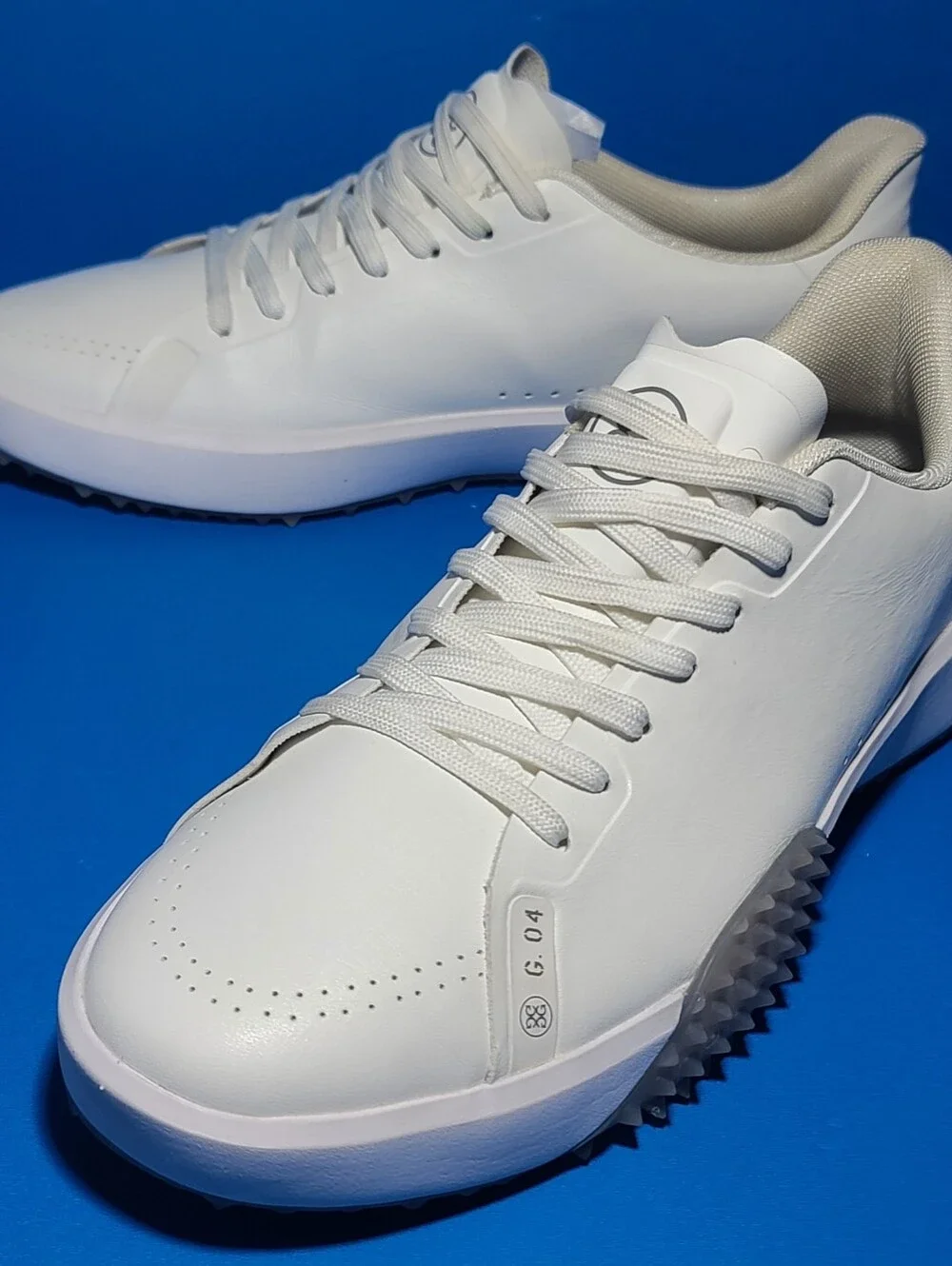 G/Fore Fore G4 G.112 Disruptor Men's White Leather Golf Sneaker ⛳️ US 11.5 ⛳️ - Picture 8 of 9